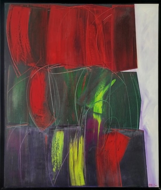 7543 - João Vieira - Acrílico s/Tela - 80x100cm