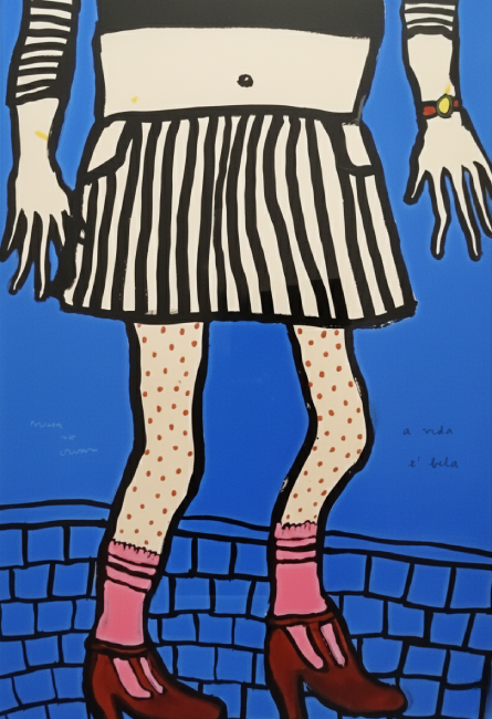 7553 - Margarida Alfacinha - Desenho - A vida é bela - 2023 - 70x100cm