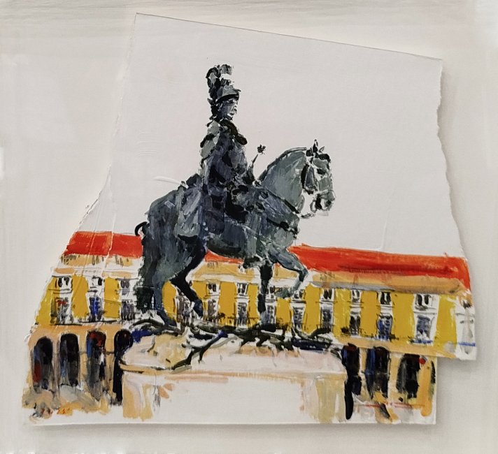 7560 - Júlio Pires - Acrílico sobre cartão - 2025 - 29x26cm