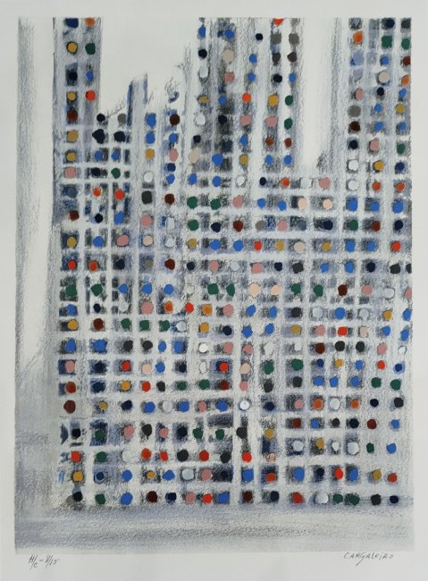 7571 - Manuel Cargaleiro - Serigrafia HC 8/15 - 50x64cm