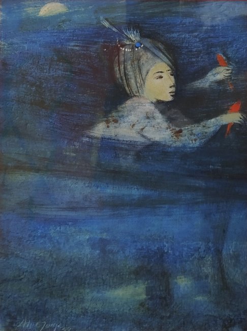 7661 - Alice Jorge - Guache s/Papel - 19x25cm